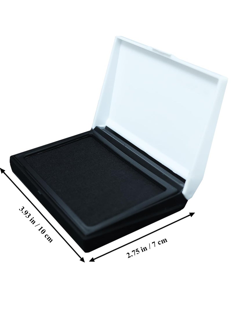 MONKOB Black Ink Stamp Pad 2.75" x 3.93", Ink Paste Used for Office, Home, Crafting, DIY (Black) - Image 2