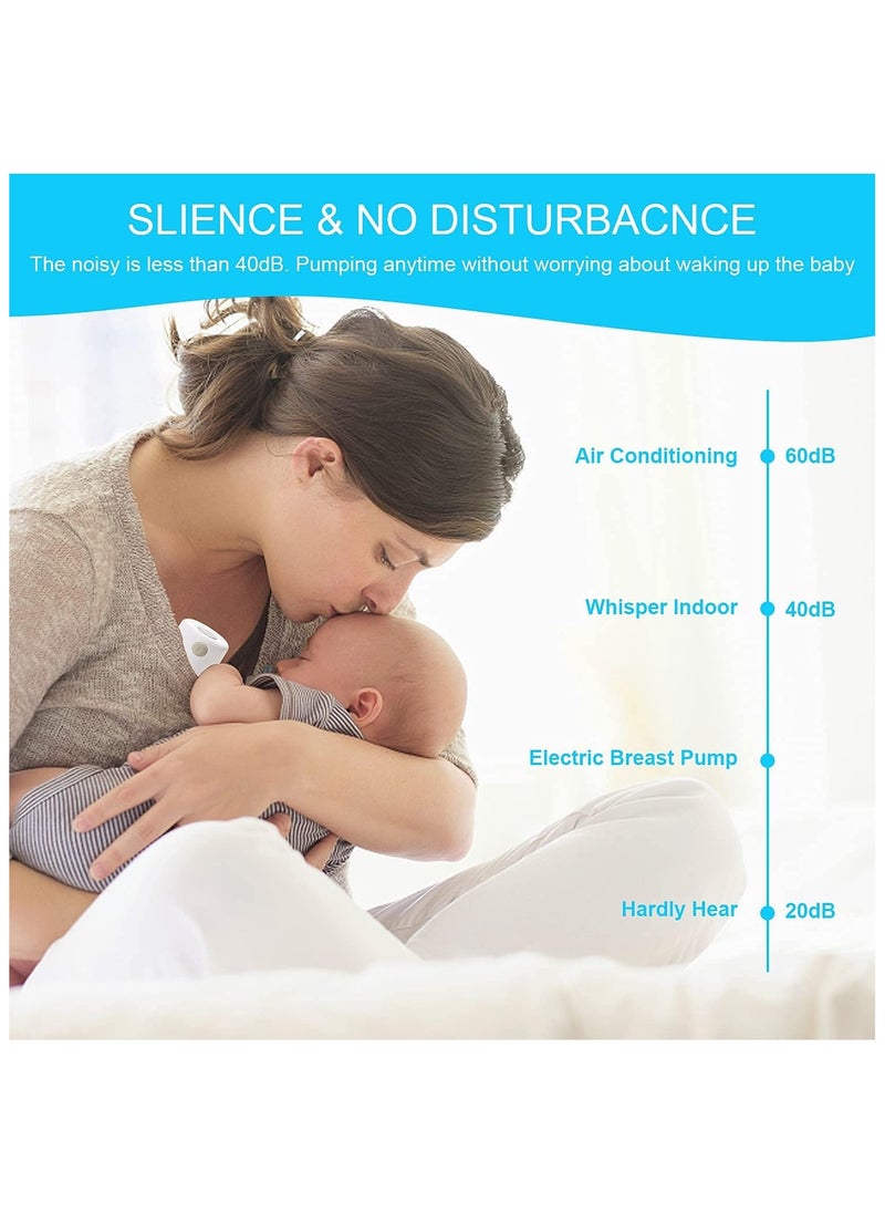 BLOOMING TIME Wearable Electric Breast Pump Hands-Free - Ultra Quiet 40dB, Rechargeable with 2 Modes & 2 Phase Technology, Portable for Breastfeeding at Home/Work/Travel  - Image 4