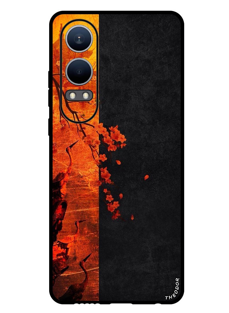 Theodor Protective Case Anti Scratch Shock Proof Bumper Cover For Oppo K12x (China) Flower Abstract 4 - Image 1