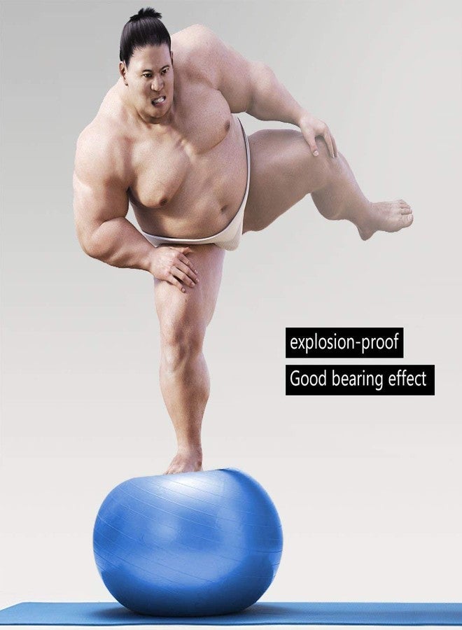 BBD kitchen shop Men & Women PVC Gym Ball for Exercise & Yoga with Pump, Anti Burst Swiss Birthing Stability Ball for Workout & Fitness, Yoga Ball, Exercise Ball for Men & Women (Red 75cm) MALTCOLR - Image 3