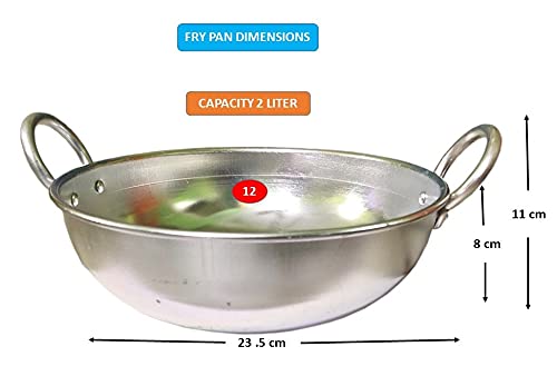 CooPany مقلاة كواداي / مقلاة قلي متعددة الاستخدامات من كوو باني® سعة 2 لتر 9 بوصة (23 سم قطر) - Image 2
