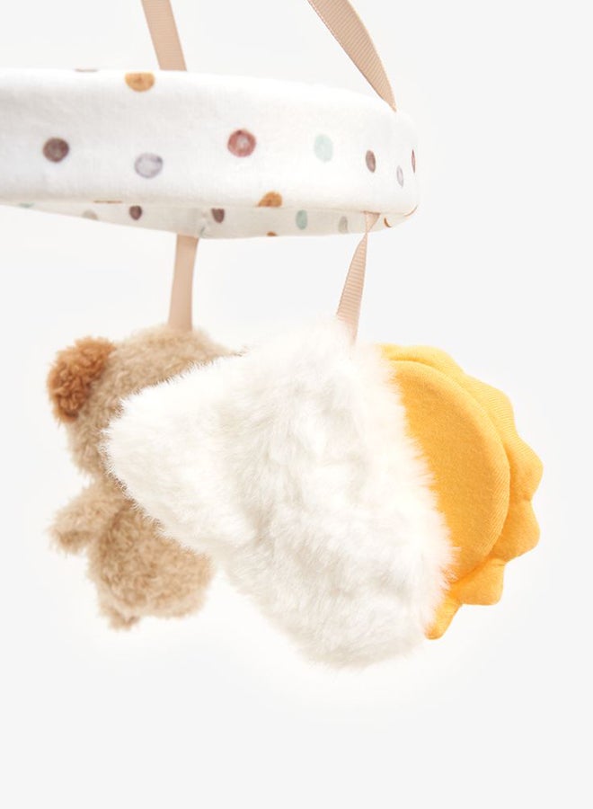 mothercare Babies Mobile With Hanging Stuffed Toy Animals - Image 2