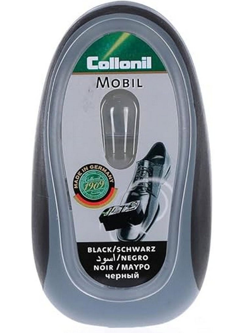 Collonil Mobil Shoe Polishing Sponge With Liquid Black - Image 1