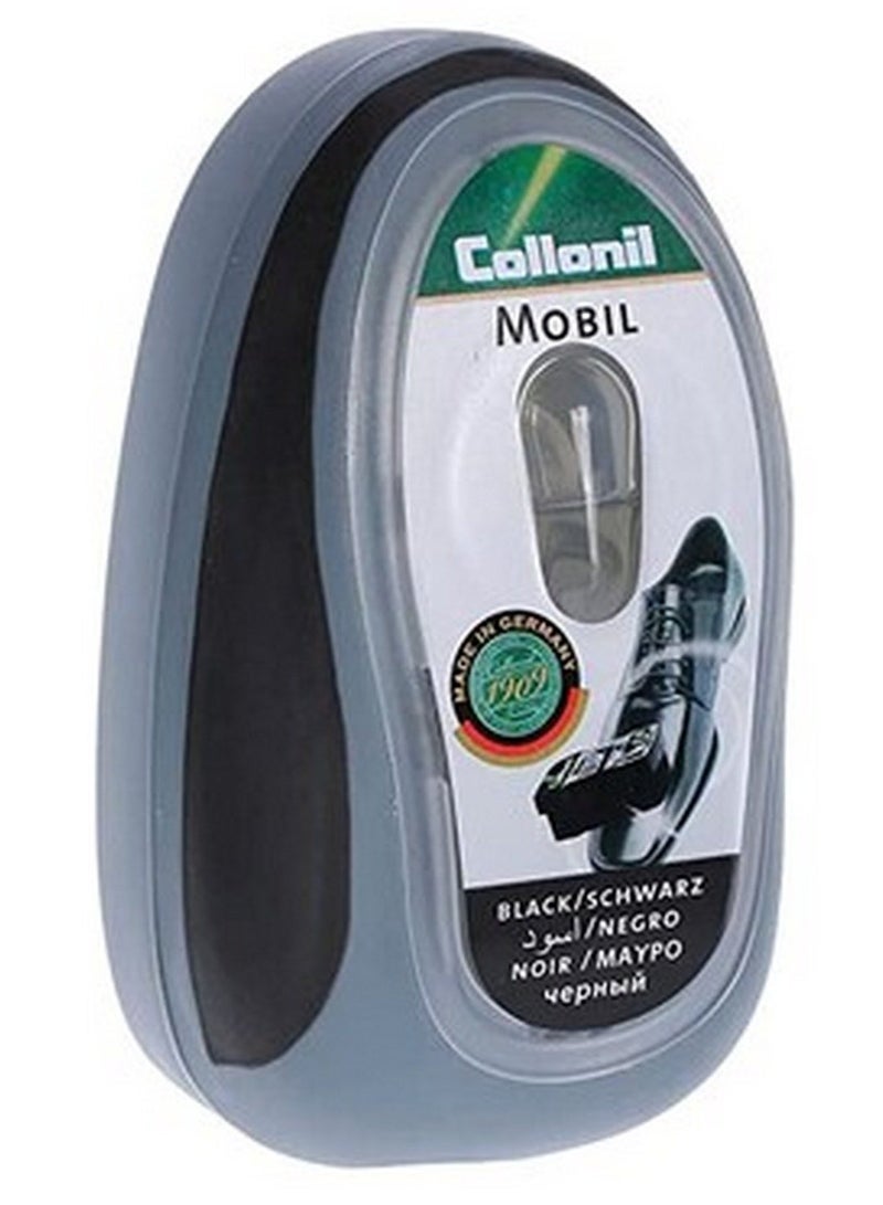 Collonil Mobil Shoe Polishing Sponge With Liquid Black - Image 2
