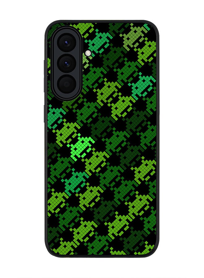 For Samsung Galaxy A37 Case,Slim fit Camera Protection, Shockproof Thin Phone cover  - Invader Matrix