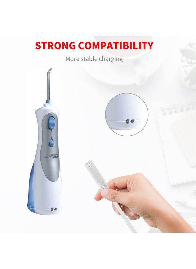 MEROM - Water Flosser Charger Adapter Compatible With Waterpik Wp360 Wp360W Wp450 Wp450W Wp462 Wp462W Waterflosser Cordless Rechargeable Portable Oral Irrigator Replacement Ac Plug Power Supply Cord - Image 1
