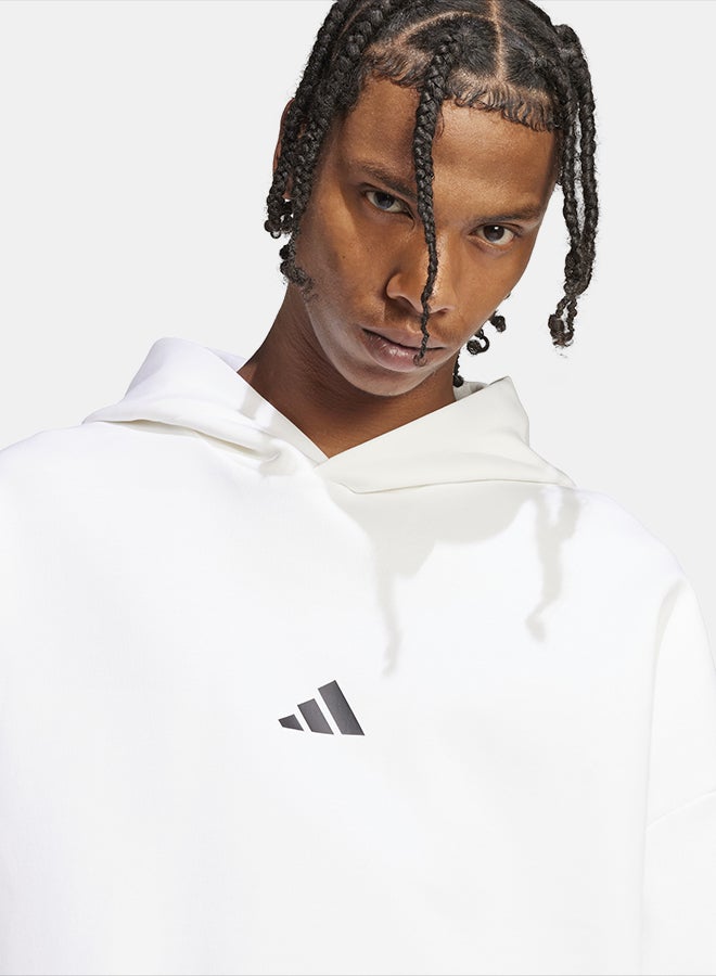 Adidas Future Icons Small Logo Hoodie - Image 5