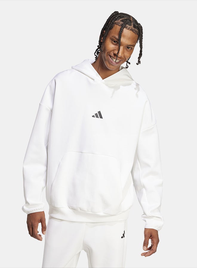 Adidas Future Icons Small Logo Hoodie - Image 1