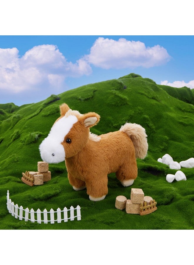 MaoGoLan 4 Pack Farm Stuffed Animals Bulk Party Favors for Kids, 8 inch Plush Cow & Sheep & Pig & Horse - Gifts for Toddlers Girls Boys Christmas Birthday Baby Shower - Image 4