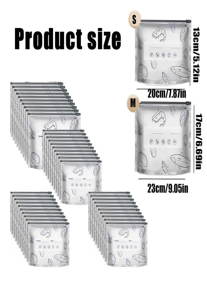 piercing 40PCS Aluminium Foil Sealed Bags, Food Storage Bags, Aluminium Foil Bags for Food Packing Reusable Aluminum, Moisture-Proof Fresh-Keeper - Image 4