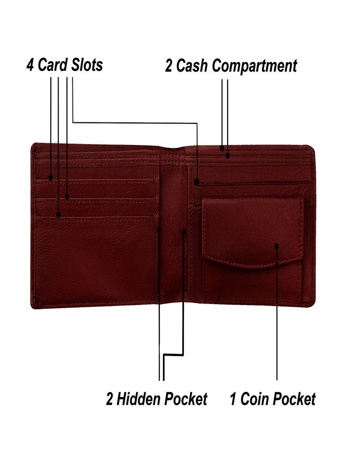 ABYS Brown Genuine Leather Wallet||Coin Pouch for Women - Image 5