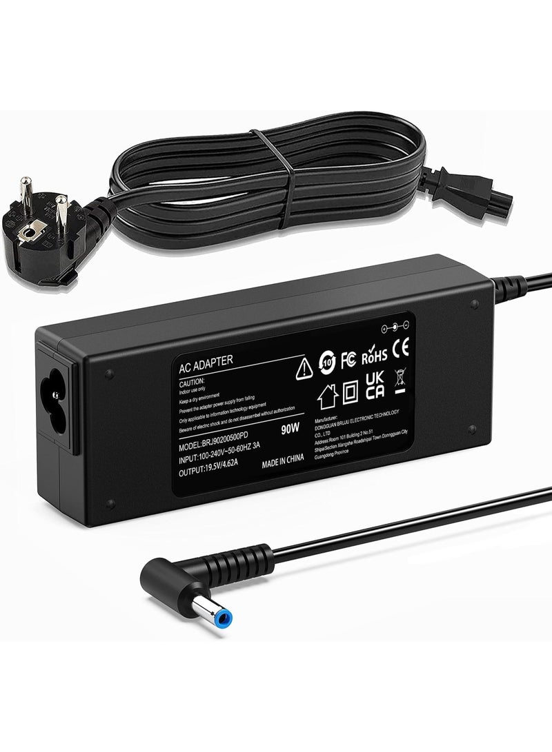 Zexen HP 250 255 G2 G3 G4 G5 Laptop Adapter, HP Pavilion X360 15 17, HP ProBook G3 G4 G5 G6 G7 Series 430 440 450 55 47 0 640 645 655 Connector: 4.5 mm x 3. 0mm - Image 1