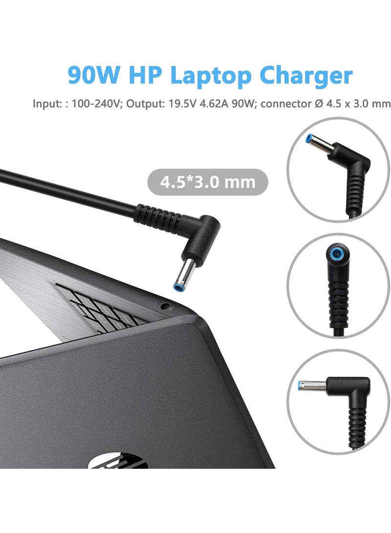 Zexen HP 250 255 G2 G3 G4 G5 Laptop Adapter, HP Pavilion X360 15 17, HP ProBook G3 G4 G5 G6 G7 Series 430 440 450 55 47 0 640 645 655 Connector: 4.5 mm x 3. 0mm - Image 4
