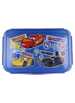 Disney Rectangular Food Container with Removable Compartments 1190 ml Food Box with Cars Stickers BPA Free Leak Proof Lunch Box for Kids  - Image 4