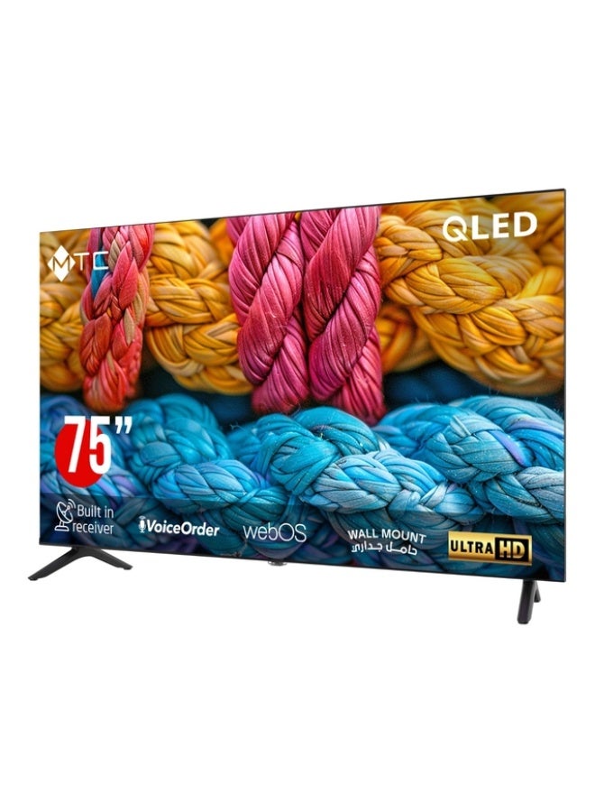 MTC 75-inch UHD Smart QLED TV, WebOS, Wall Mount Included – QMT75UH700WOS - Image 3