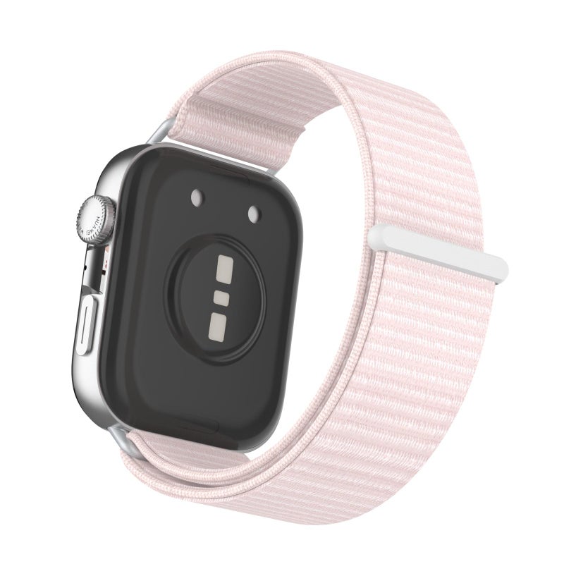 إيروريكس سوار ساعة هواوي واتش فيت 4 من النايلون مزود بخطاف وحلقة (وردي لؤلؤي) - Image 3