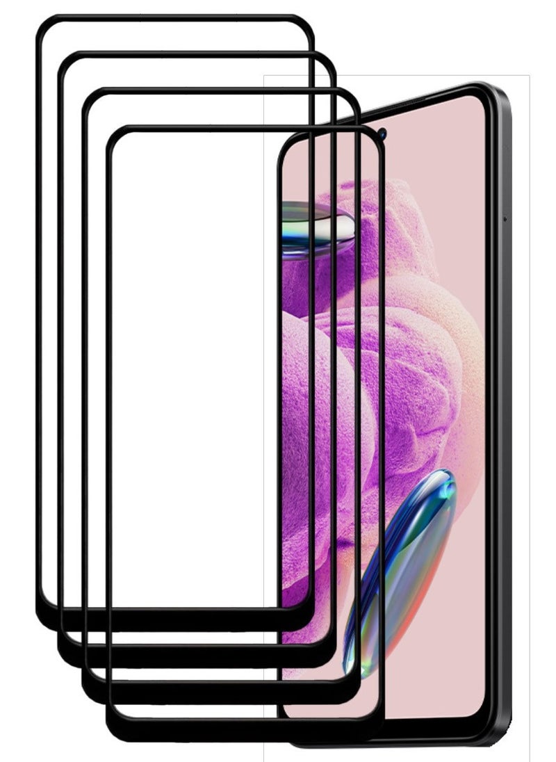 ACLIX 4 Pieces Antistatic ESD Dustproof Premium Quality High Definition Tempered Glass Screen Protector Designed For Xiaomi Redmi Note12S - Image 1