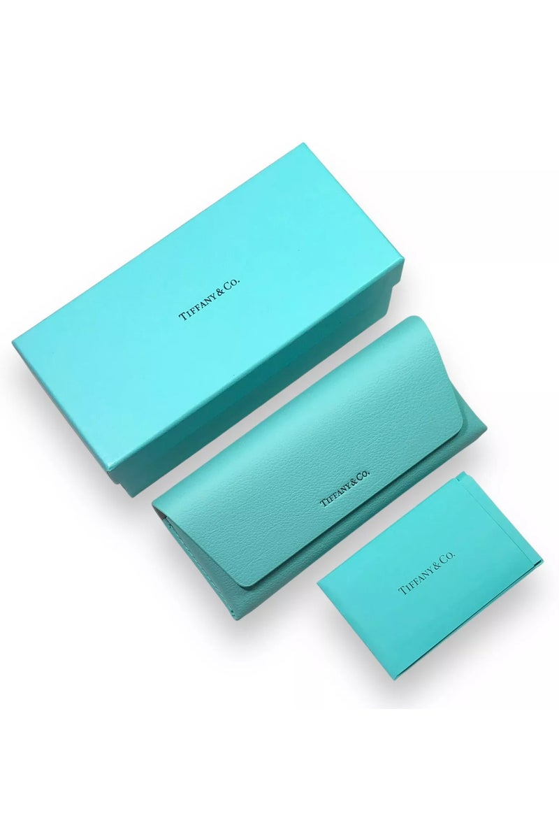 تيفاني نظارة شمسية مربعة للنساء - Tf 3094 - مقاس العدسة: 58 مم - ذهبي باهت - Image 2