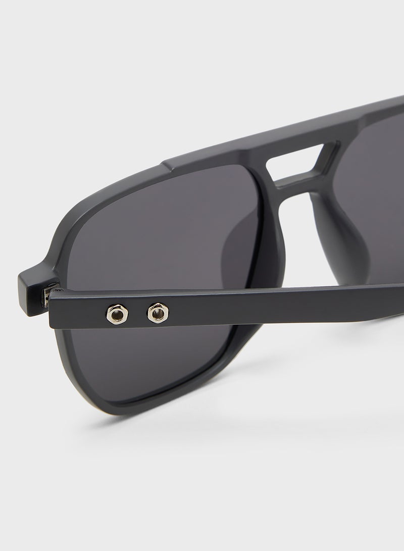 سفنتي فايف نظارات شمسية كبيرة بعدسات مستقطبة - Image 3
