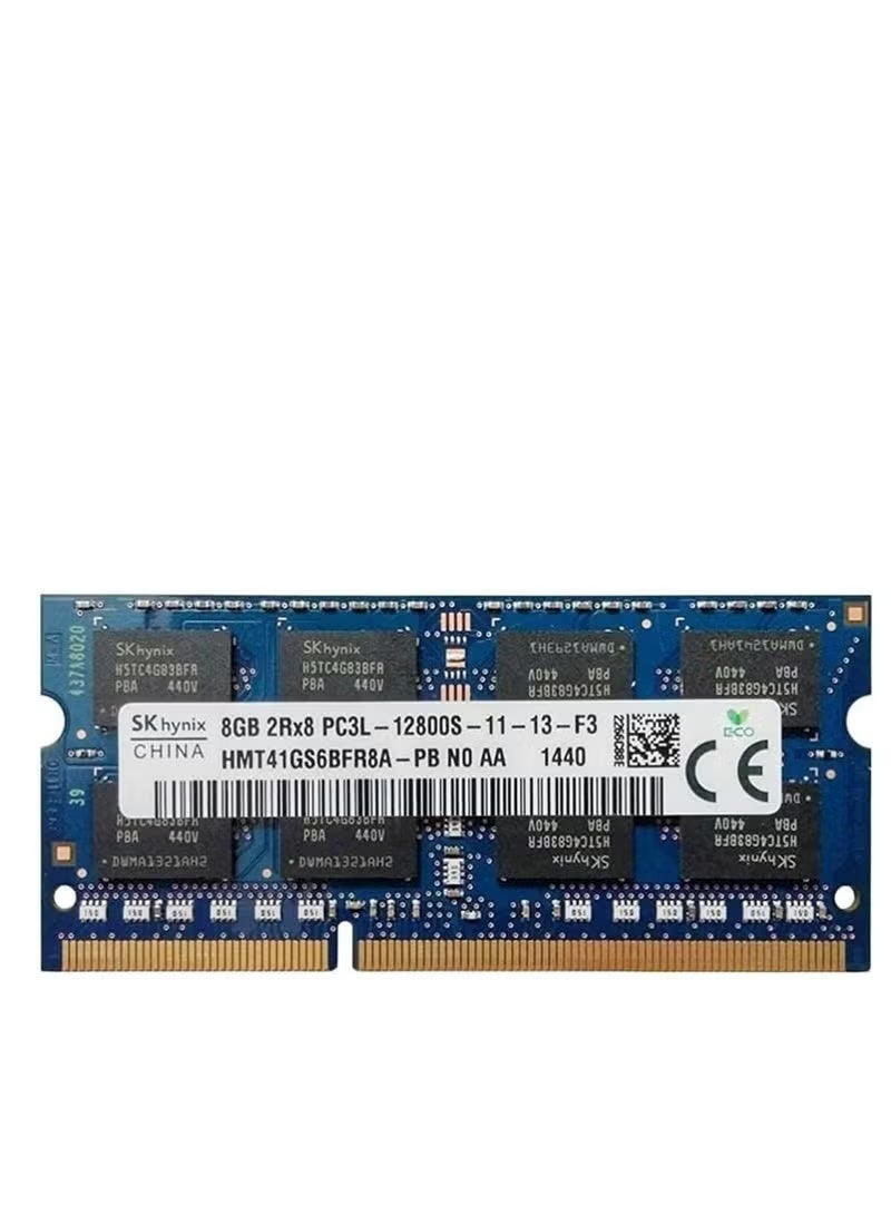 Hynix 8GB DDR3 Laptop RAM with PC3L Port and 204-pin Connector, Model 12800S, 1600MHz HMT41GS6AFR8A-PB