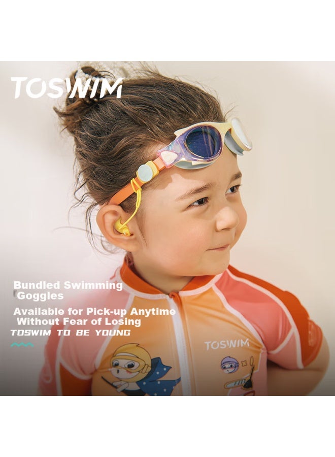 Toswim Swimming Earplugs For Kids, Comfortable Waterproof Ear Protection For Bathing, Cool Mirror Hero Design - Image 2