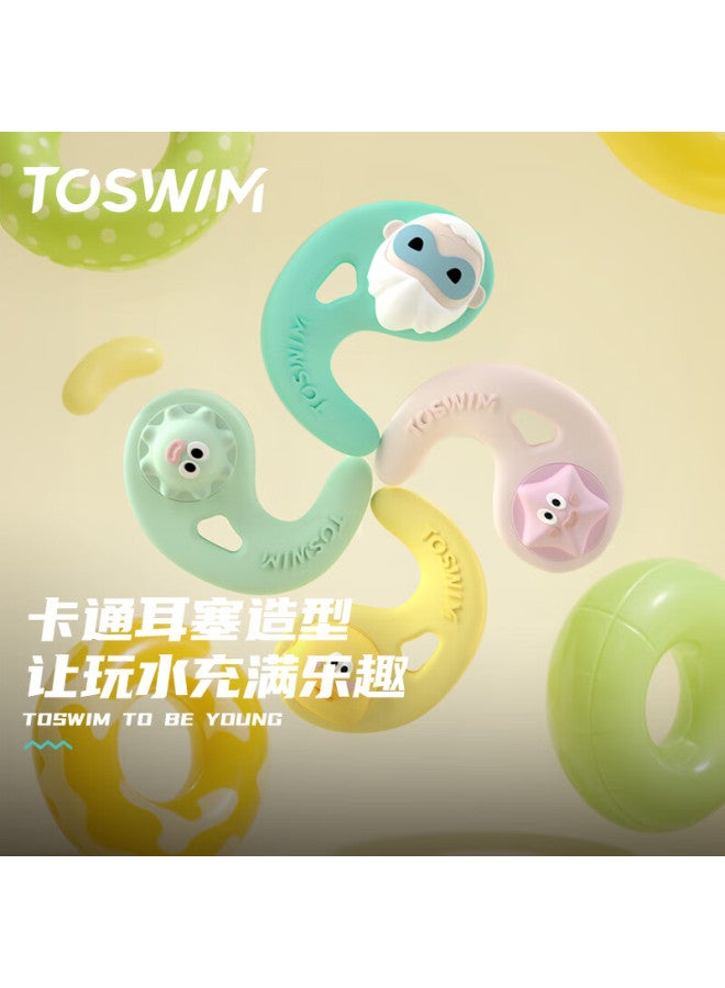 Toswim Swimming Earplugs For Kids, Comfortable Waterproof Ear Protection For Bathing, Cool Mirror Hero Design - Image 5