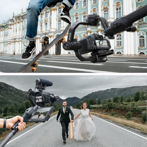 HAFOKO Professional Carbon Fiber Extension Monopod Pole Stick Rod 1/4'' Compatible for DJI RS4/RS4 PRO/RS3 Mini/RS3/RS3 PRO/RS2/RSC2/Ronin S/Ronin SC/Zhiyun Crane 2 Crane 3 Weebill Gimbal Stabilizer - Image 4