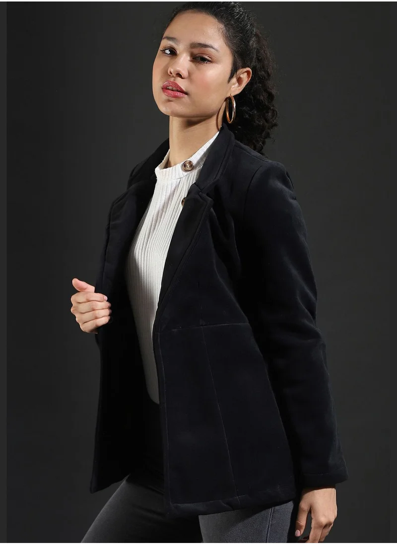 Campus Sutra Double Breasted Blazer