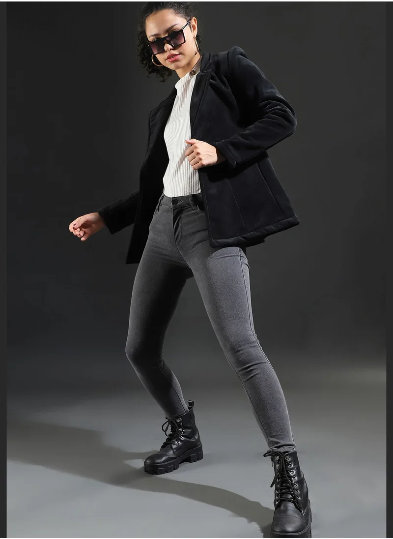 Campus Sutra Double Breasted Blazer