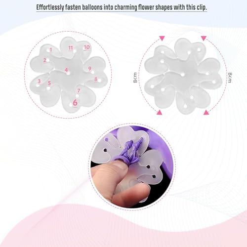 TOYXE Birthday Decoration Combo Kit | Cake Candles Balloon Arch Strip, Glue Dot Tape, Curling Ribbons,Pump & Balloon Flower Clips | Ideal for Birthday Parties, Events & Celebrations – All-in-One Set - Image 5
