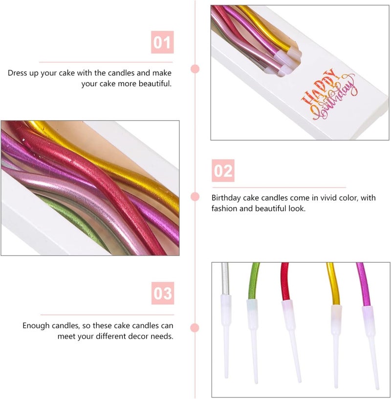 TOYXE Birthday Decoration Combo Kit | Cake Candles Balloon Arch Strip, Glue Dot Tape, Curling Ribbons,Pump & Balloon Flower Clips | Ideal for Birthday Parties, Events & Celebrations – All-in-One Set - Image 4