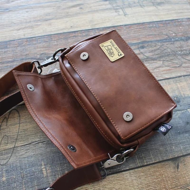 Japanese Style Shoulder Bag Street Fashionable Small Satchel Korean Style Men'S Bag Men'S Crossbody Bag Youth Backpack Mobile Phone Small Cross Bag - Image 5