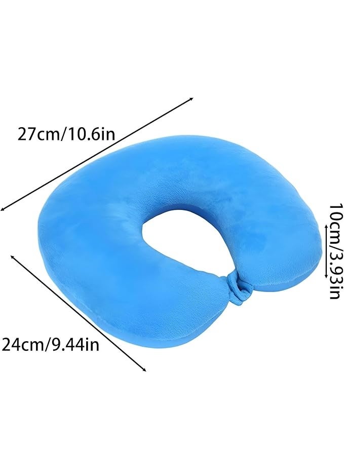Versatile Neck Support Pillow - Microbead Filled & Plush Velvet - Lightweight & Portable for Travel, Office & Home Relaxation - Image 5