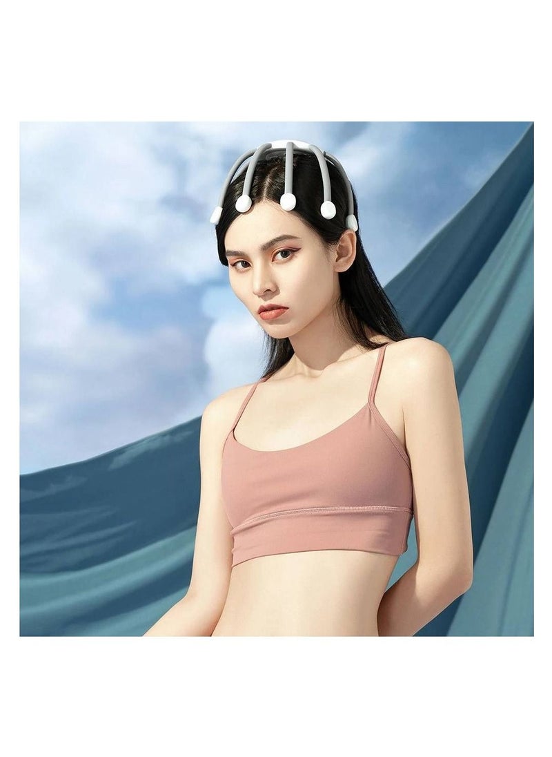XiuWoo - Head Massager Electric Multifunctional Health Massage Vibration Tool Vibrating Head Massager - Image 1