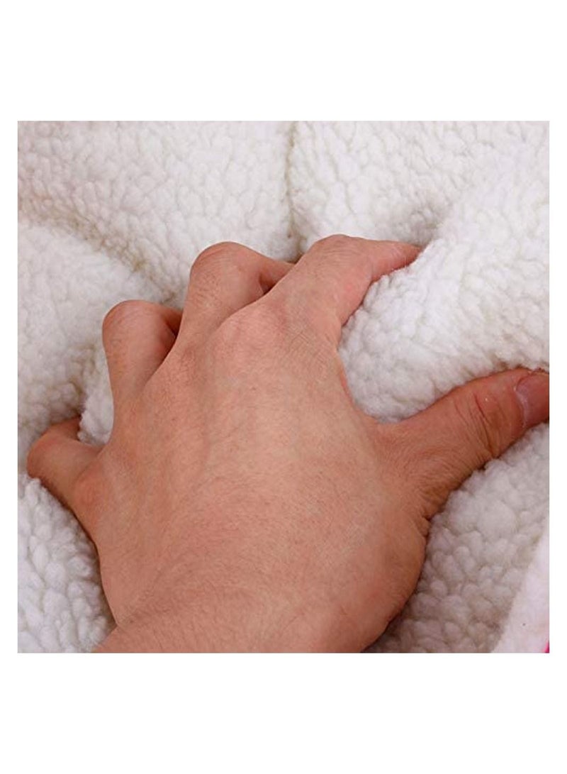 MARGOUN سرير للكلاب والقطط والحيوانات الأليفة، سرير مبطن ناعم ورقيق، مرتبة مريحة وقابلة للغسل للحيوانات الأليفة، 40 × 45 سم، أزرق - Image 5