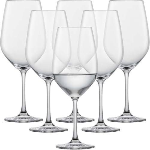 SCHOTT ZWIESEL Fort All Purpose Glass 15 Ounce Set of 6 Drinking Glasses for Water Beverages and Mixed Drinks DishwasherSafe Tritan Crystal Glasses Made in Germany