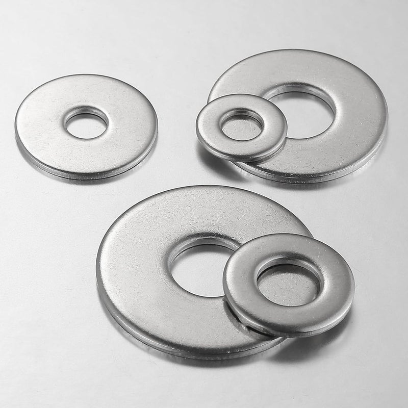 Wensilon Store (30Pcs) 1/2" x1-1/2 Stainless Steel 304 Metal Flat washers for Screws and Bolts, Suitable for Factory Maintenance, Kitchen, Store and Outdoor Construction - Image 5