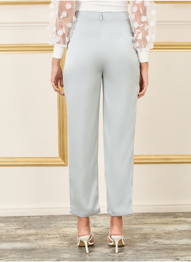 Styli - Twill Tapered Ankle Length Trouser - Image 1