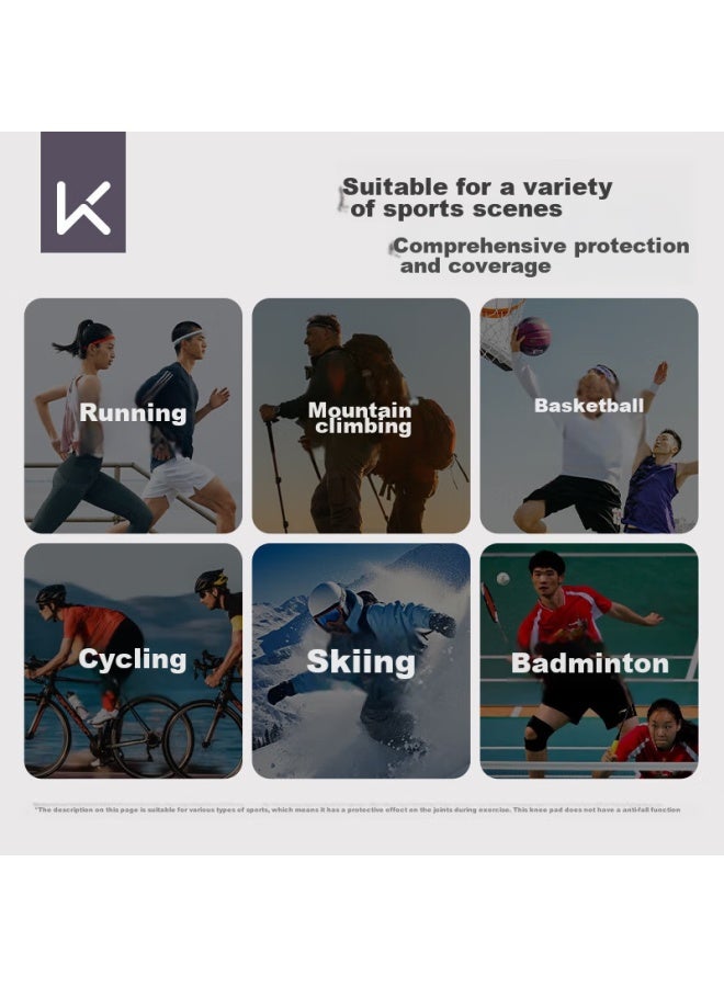 Keep Sports Knee Brace For Running, Uni, Arthritis, Breathable, For Cold Legs, Medical-grade, Meniscus, Basketball, Badminton Protective Gear - Image 5