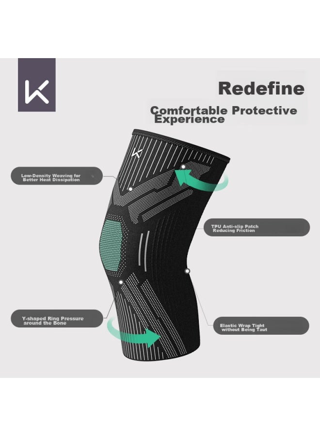 Keep Sports Knee Brace For Running, Uni, Arthritis, Breathable, For Cold Legs, Medical-grade, Meniscus, Basketball, Badminton Protective Gear - Image 2