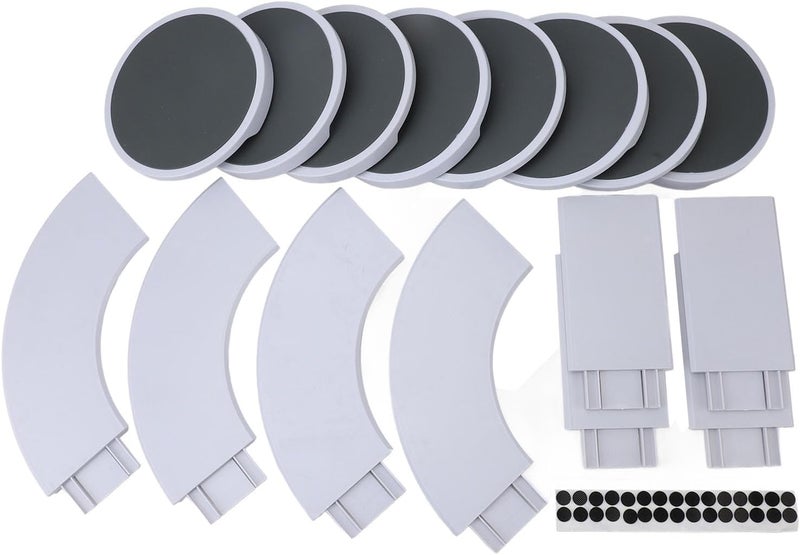 Calyrex Calyrex Tabletop Rotating Serving Tray, Lazy Susan for Dining Table,Turntable Tray Expandable for Rectangular Oblong Tables Kitchen Dining Tables, 360° Rotation Multifunctional Reusable Portable - Image 5