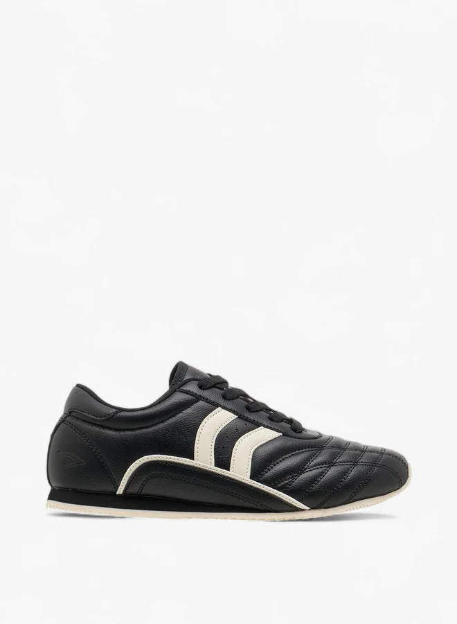 Dash Women's Panelled Sneakers with Lace-Up Closure
