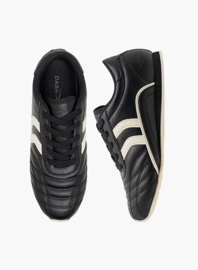 Dash Women's Panelled Sneakers with Lace-Up Closure
