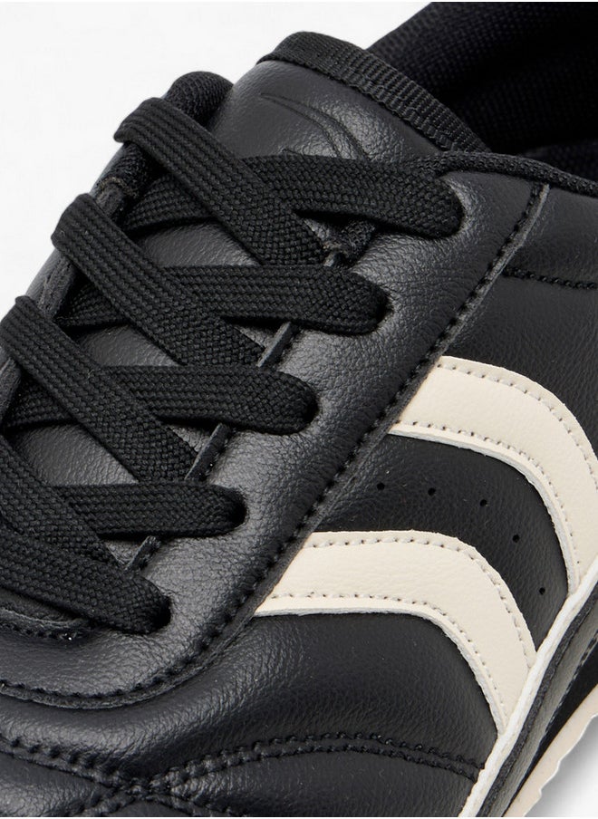 Dash Women's Panelled Sneakers with Lace-Up Closure  - Image 4