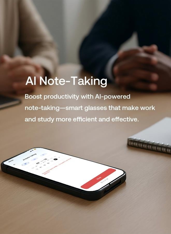 LAWAKEN AI Chat-CITY Smart Audio Glasses – AI Chat Assistant, AI Real-time Translation,AI Note-Taking, Open-Ear Design, Bluetooth 5.3  - Image 3