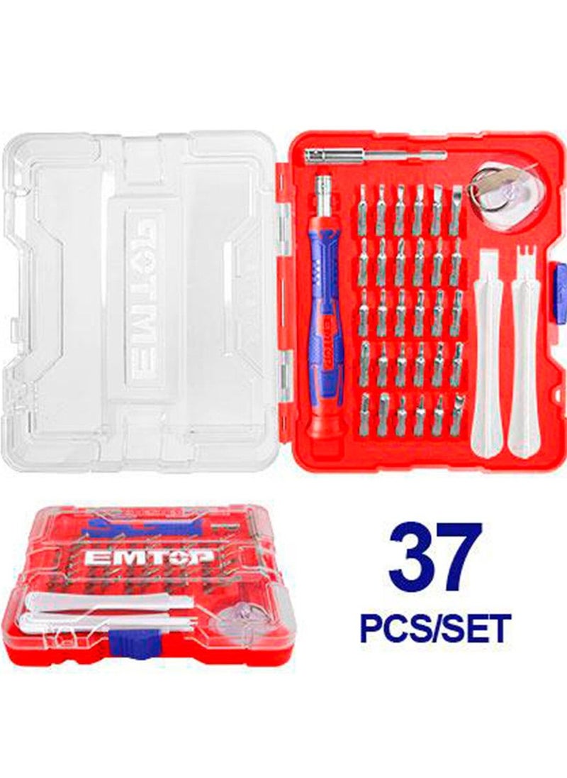 EMTOP - 37 Pcs precision screwdriver set - Image 1