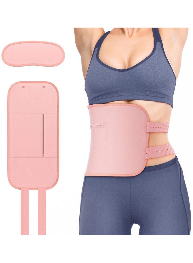 2Pack Reusable Castor Oil Pack Wrap, Reusable Organic Castor Oil Pack Kit for Liver Detox, Insomnia, and Inflammation, Less Mess, Comfort Sleep Fit, Adjustable Elastic Strap, Anti Oil Leak - Image 1