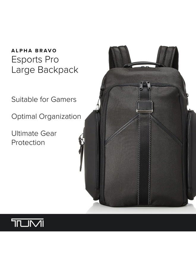 Tumi حقيبة ظهر كبيرة للرجال من EsportsPro، سوداء، مقاس واحد - Image 2