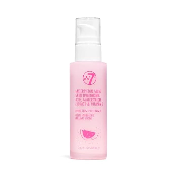 W7 Watermelon Wave Hydro-Glow Moisturizer - Face Cream Infused with Watermelon Juice Extract that Naturally Hydrates Skin 2.02fl oz - Image 1