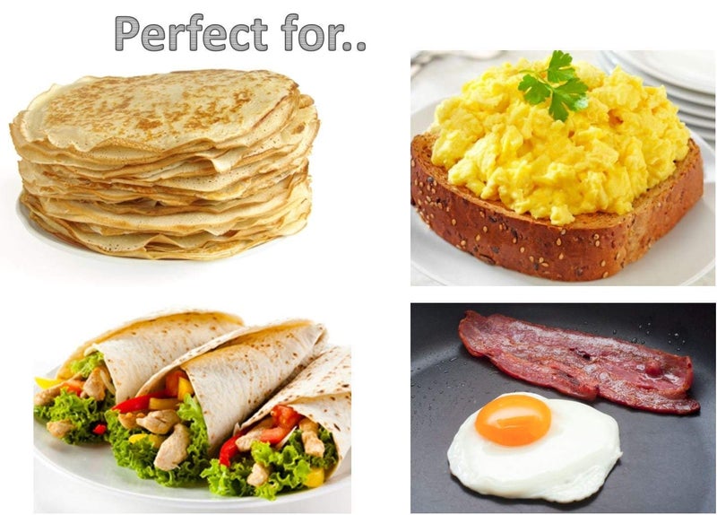 DBY Nonstick Dosa Roti Tawa - Indian Round Griddle Cookware Pan (275 mm) - Image 2